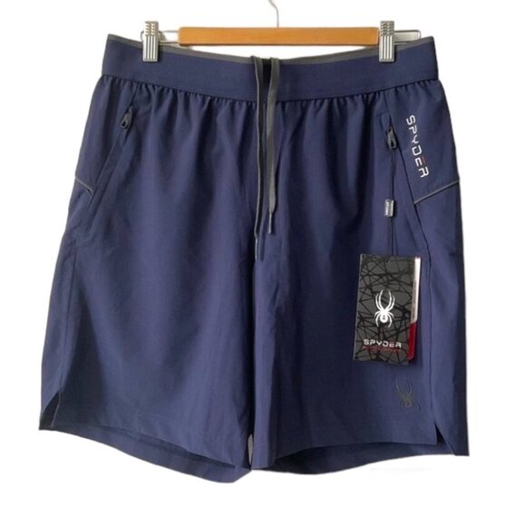 NWT Spyder Nylon Training Shorts Active Sport Quick Dry - Picture 1 of 8